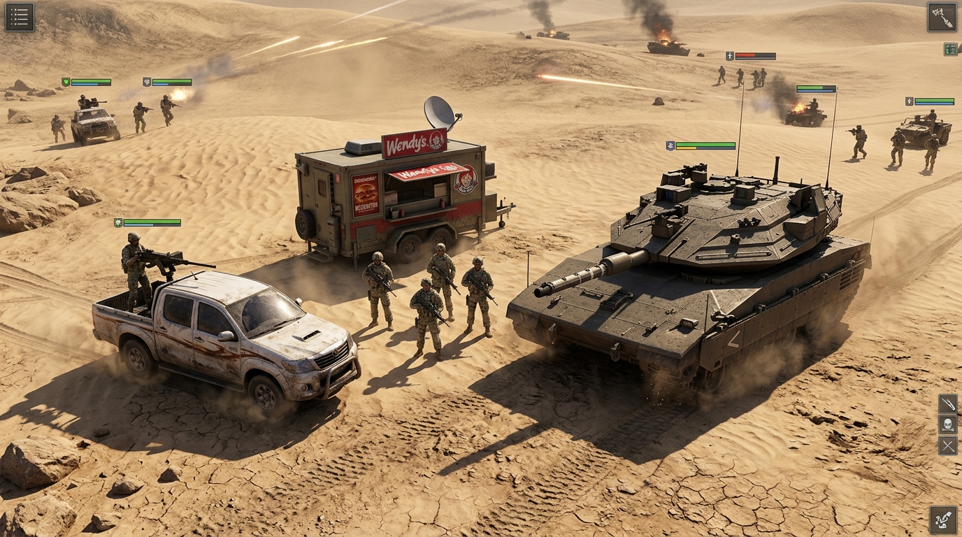 Ground Armor and Wendy's Trailer to Scale