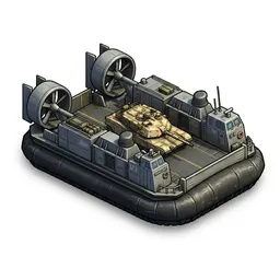 LCAC Hovercraft reference artwork